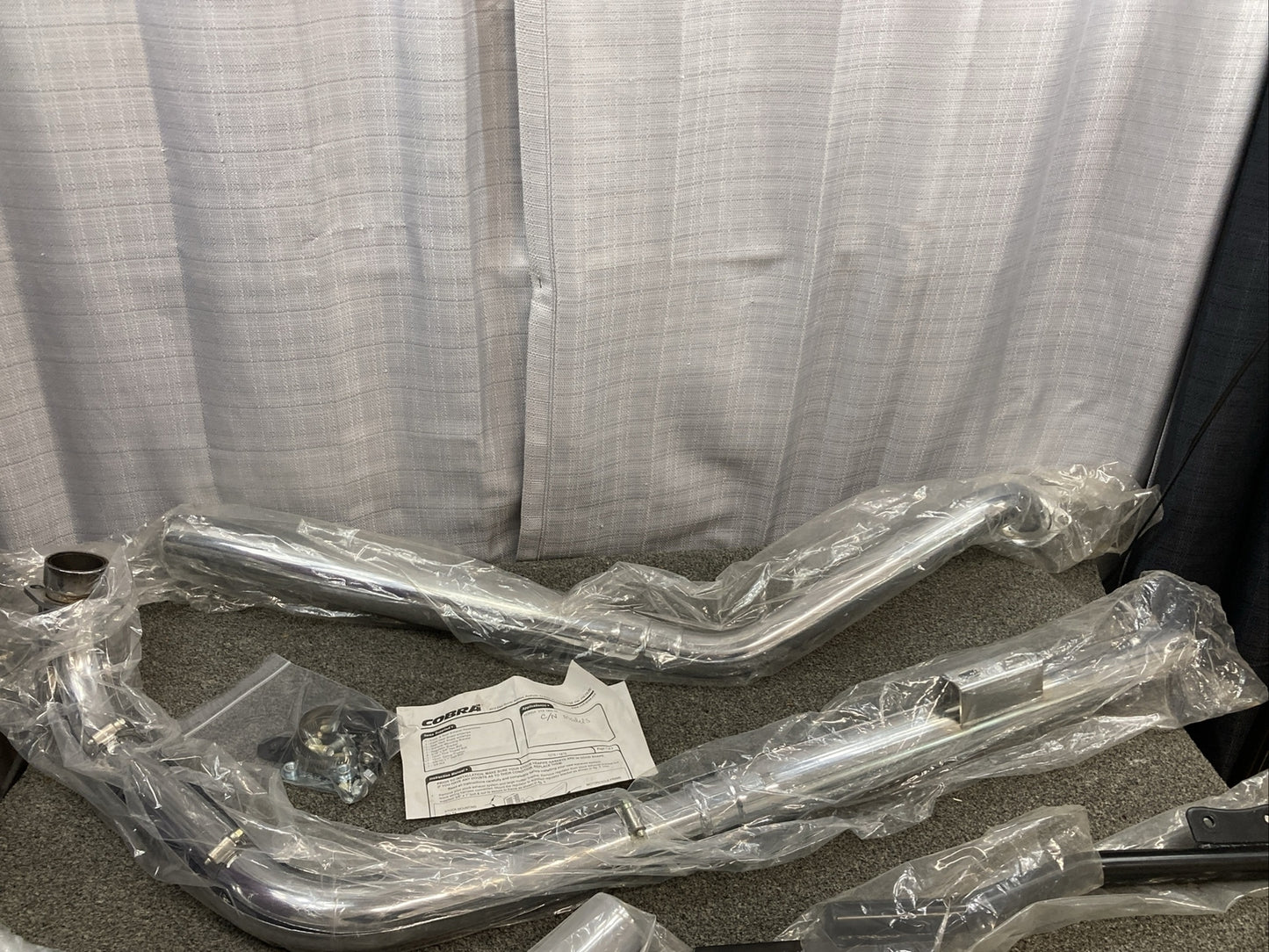 NEW COBRA 1875 EXHAUST KIT FOR HONDA VTX 1800, INCOMPLETE KIT