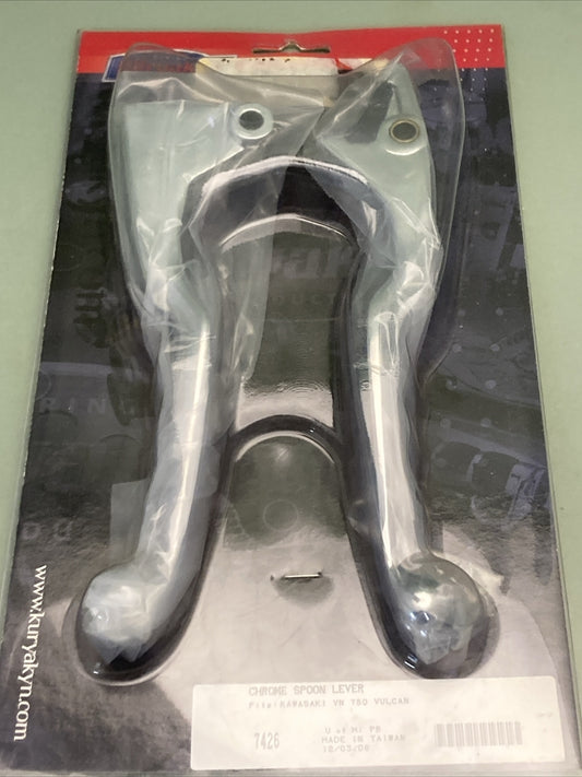 NEW GENUINE KURYAKYN 7426 CHROME SPOON LEVER FOR KAWASAKI VN750 VULCAN