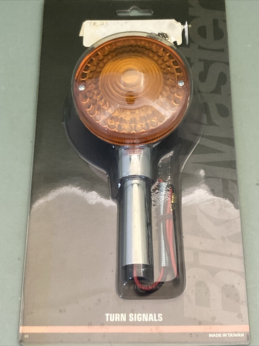NEW GENUINE BIKEMASTER 26-4115 FRONT LEFT TURN SIGNAL