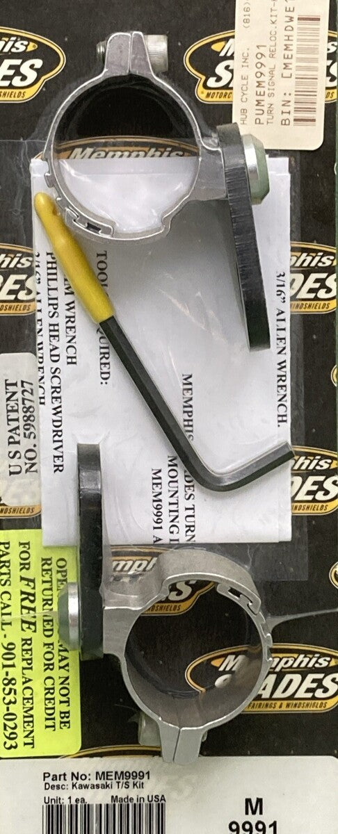NEW MEMPHIS SHADES MEM9991 KAWASAKI TURN SIGNAL KIT