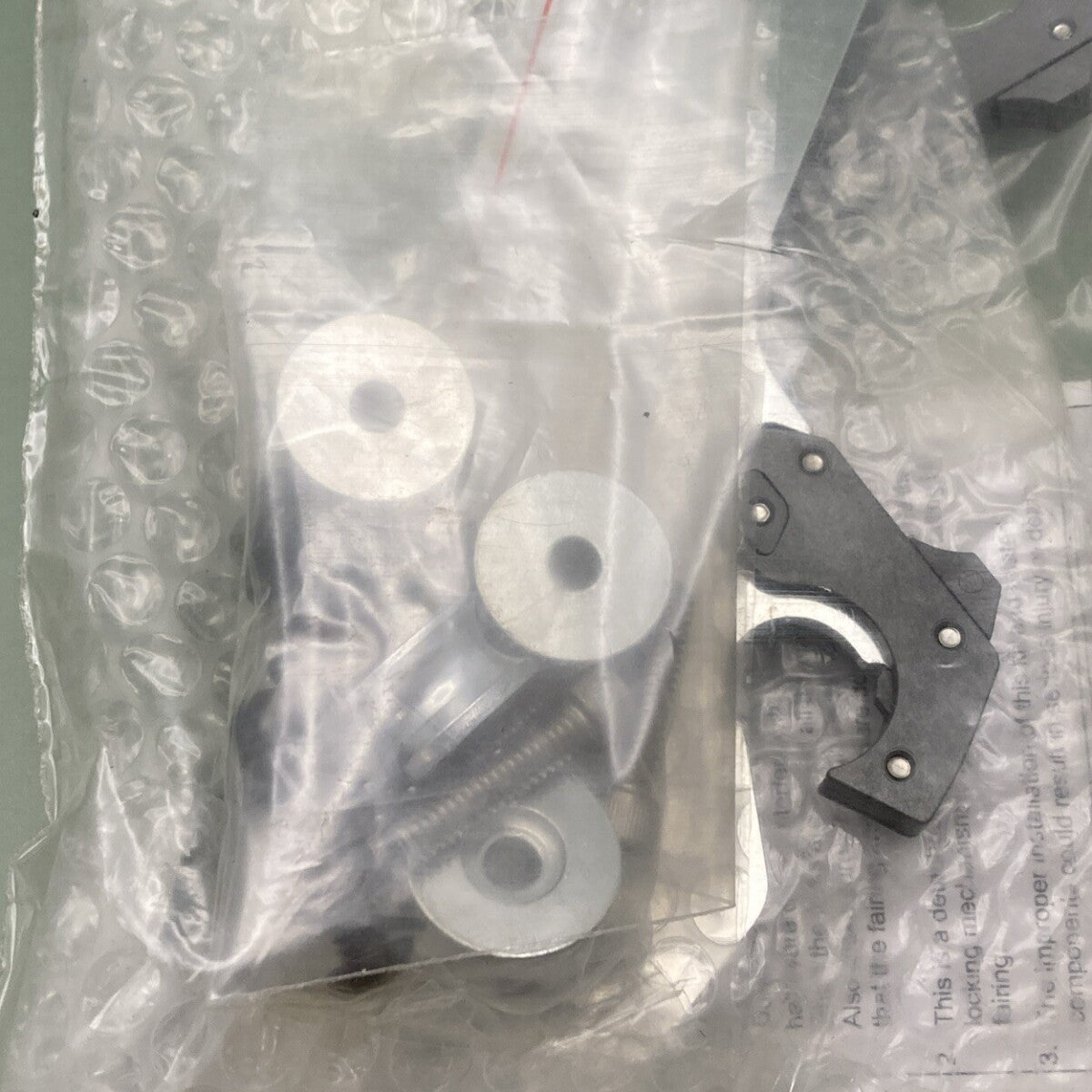 NEW MEMPHIS SHADES 2321-0207 TRIGGER LOCK Plates-Only Kit for Batwing Fairing