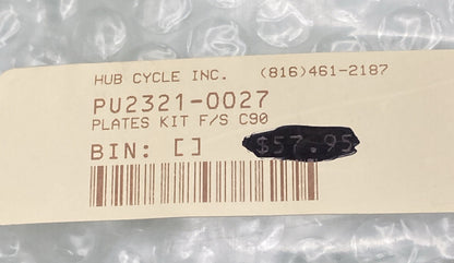 NEW MEMPHIS SHADES 2321-0207 TRIGGER LOCK Plates-Only Kit for Batwing Fairing