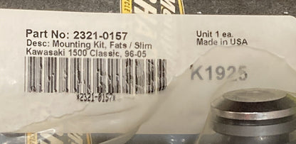 NEW MEMPHIS SHADES 2321-0157 K1925 MOUNTING KIT FATS/SLIM