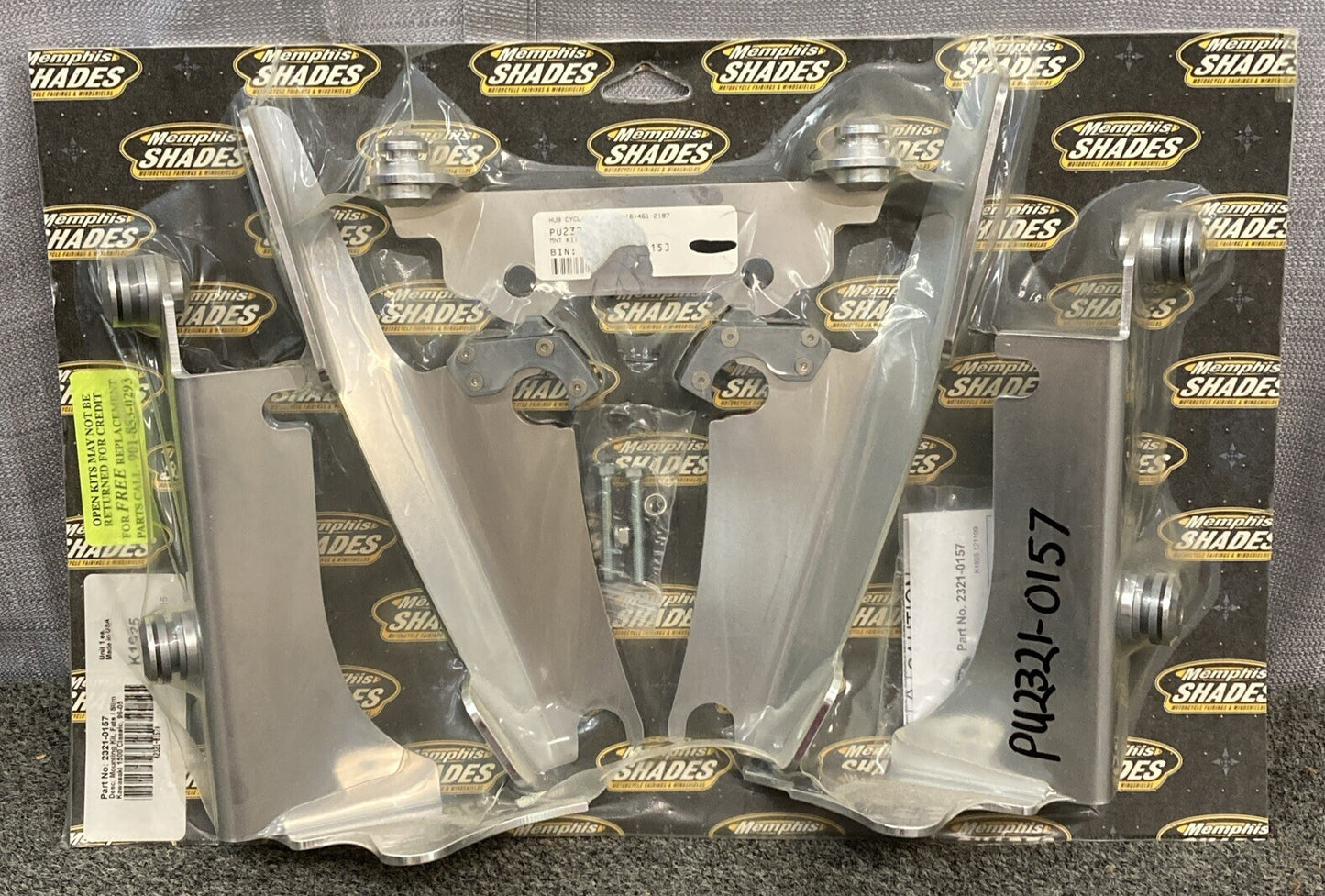 NEW MEMPHIS SHADES 2321-0157 K1925 MOUNTING KIT FATS/SLIM