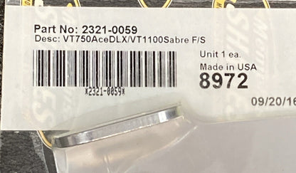 NEW MEMPHIS SHADES 2321-0059 MNT KIT VT750 ACE DLX VT1100 SABRE F/S 8972