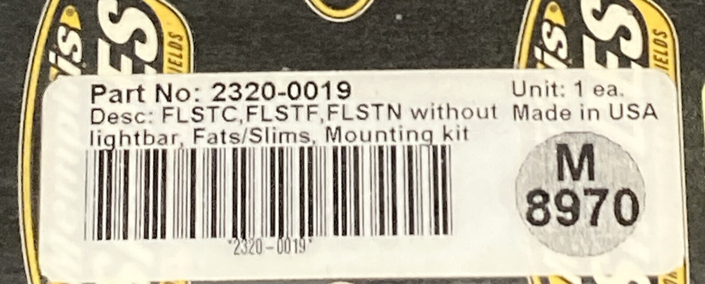NEW MEMPHIS SHADES 2320-0019 FLSC FLSTF FLSTN W/OUT LIGHTBAR FATS/SLIMS MNT KIT