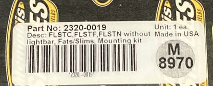 NEW MEMPHIS SHADES 2320-0019 FLSC FLSTF FLSTN W/OUT LIGHTBAR FATS/SLIMS MNT KIT