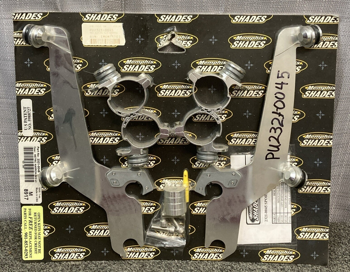 NEW MEMPHIS SHADES 2321-0045 METRIC NARROW S/S KIT M8917