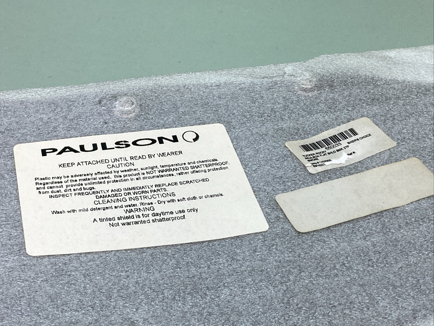 NEW TUCKER ROCKY 550033 PAULSON FLAT SHIELD SMK 3TP SMOKE
