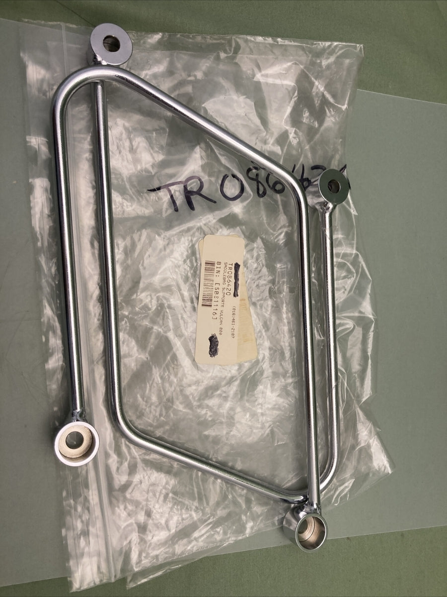 NEW REPLACES COBRA TR086420 02-6420 SADDLEBAG SUPPORTS FITS KAWASAKI VULCAN 800