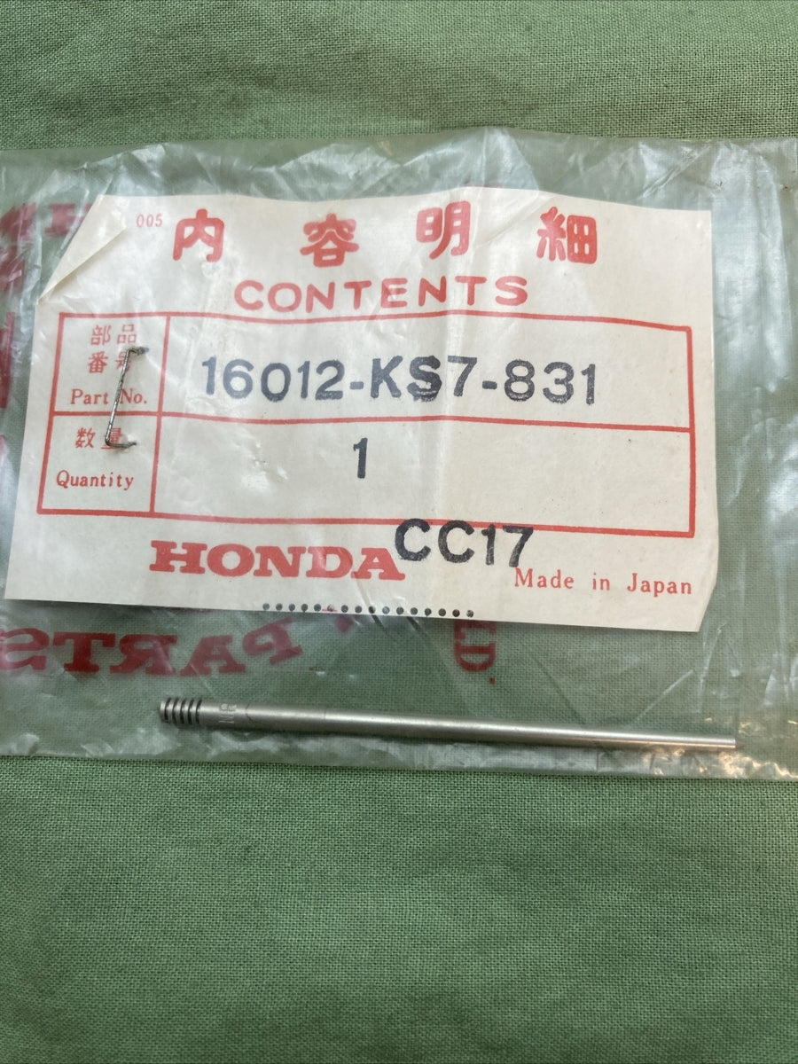NEW GENUINE HONDA 16012-KS7-831  NEEDLE SET, JET