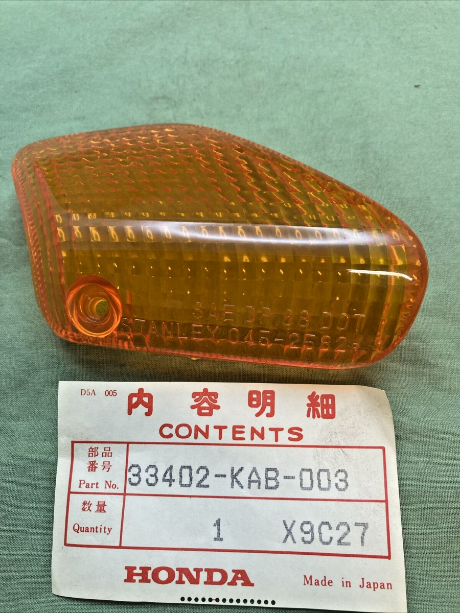 NEW GENUINE HONDA 33402-KAB-003 TURN SIGNAL LENS