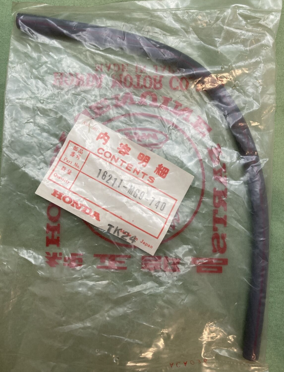 NEW GENUINE HONDA 16211-MG9-740 TUBE, FUEL (4.5X270)