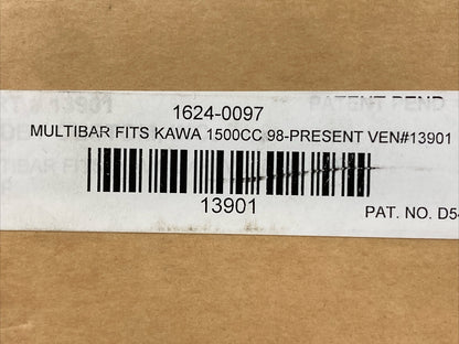NEW LINDBY 1624-0097 MULTIBAR ENGINE GUARD CHROME KAWASAKI 1500CC 98- UP