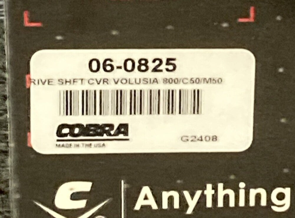 NEW COBRA 06-0825 DRIVE SHAFT COVER VOLUSIA 800/C50/M50