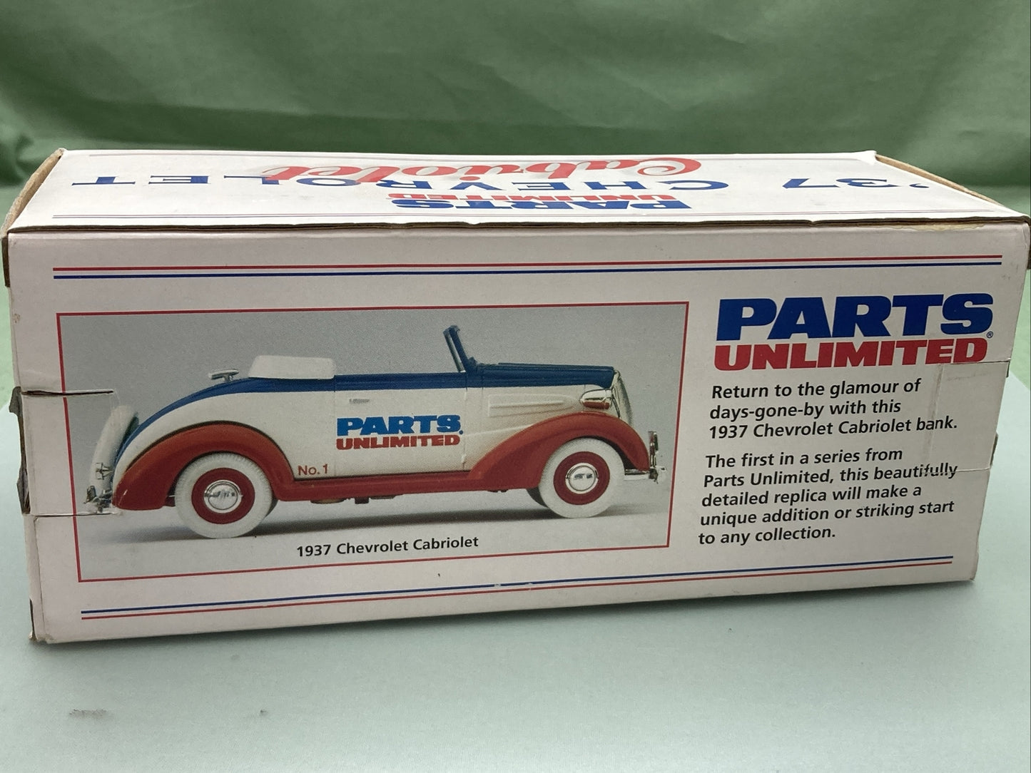 NEW PARTS UNLIMITED 10025 1937 CHEVY CABRIOLET