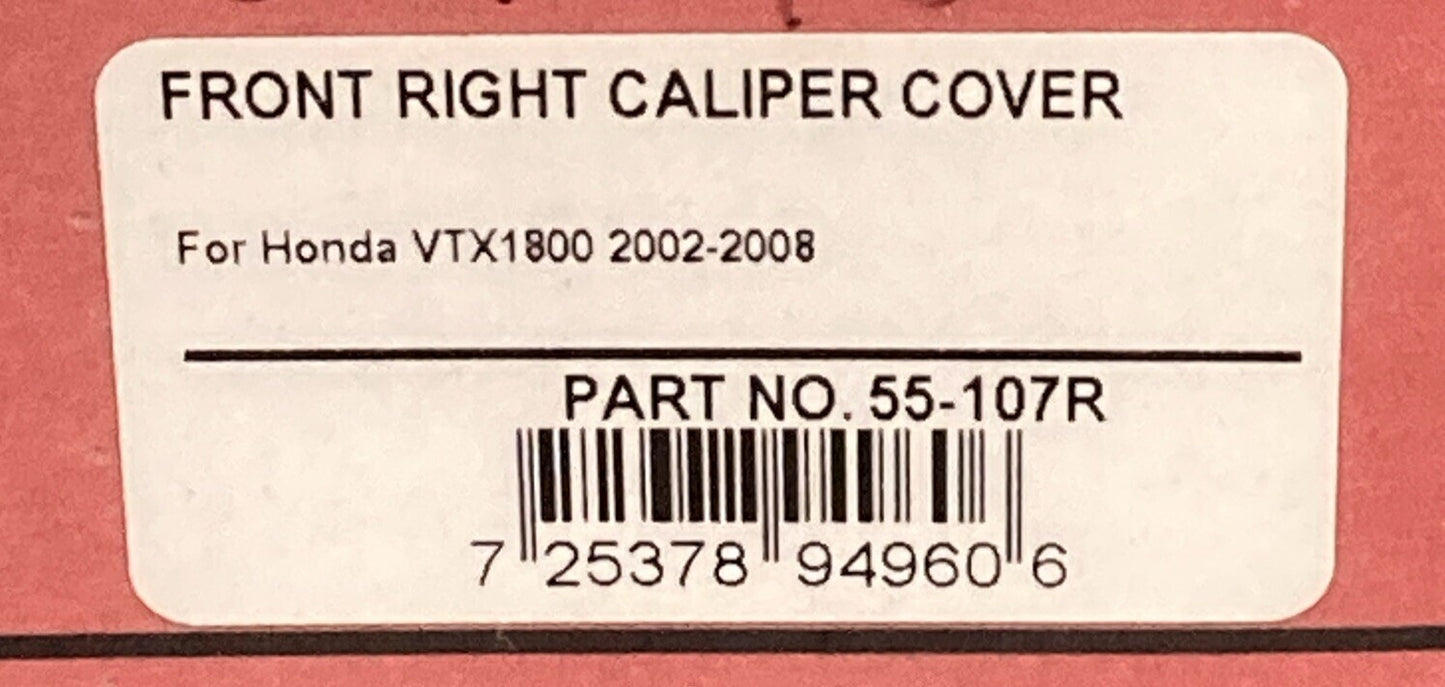 NEW SHOW CHROME 55-107R FRONT RIGHT CALIPER COVER HONDA VTX1800 02-08