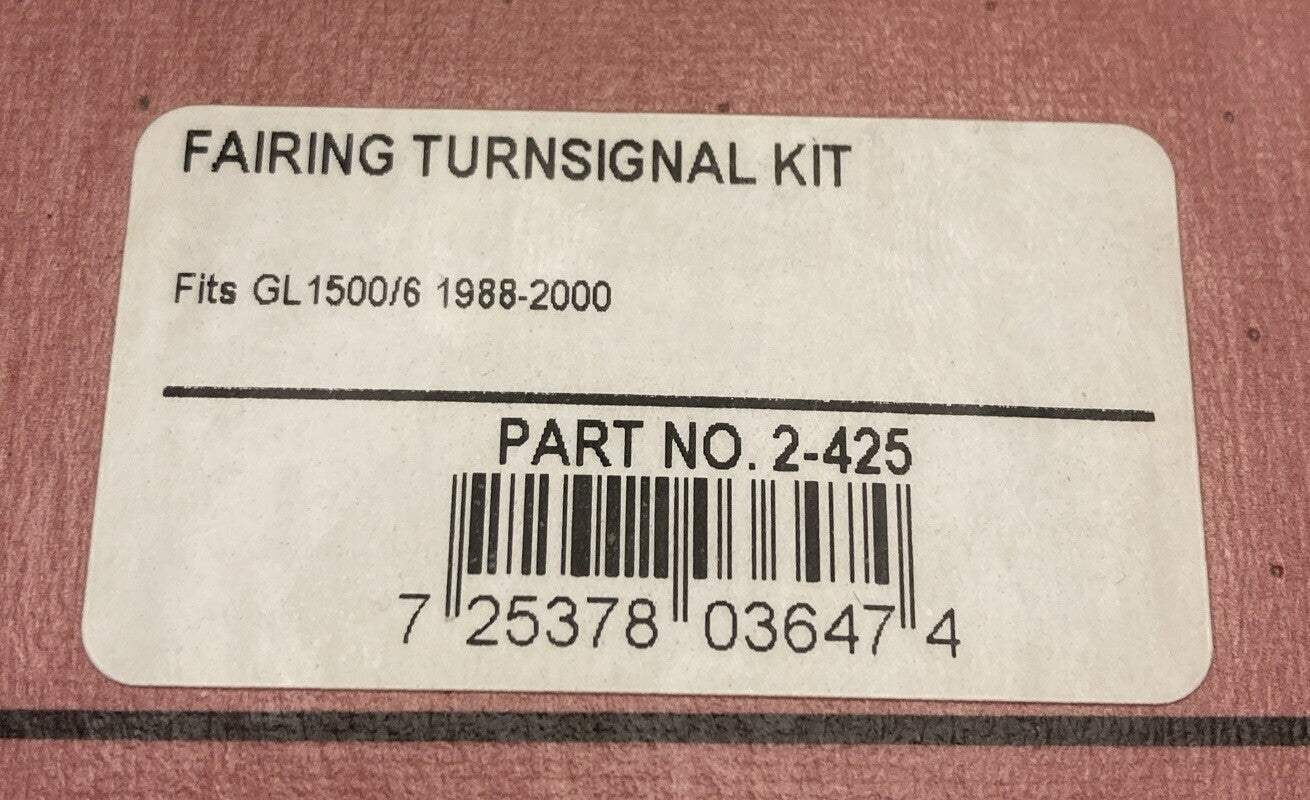 NEW GENUINE SHOW CHROME 2-425 FAIRING TURNSIGNAL KIT FITS HONDA GL1500 88-00