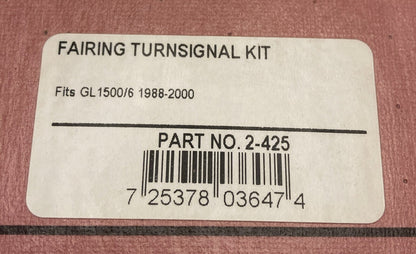 NEW GENUINE SHOW CHROME 2-425 FAIRING TURNSIGNAL KIT FITS HONDA GL1500 88-00