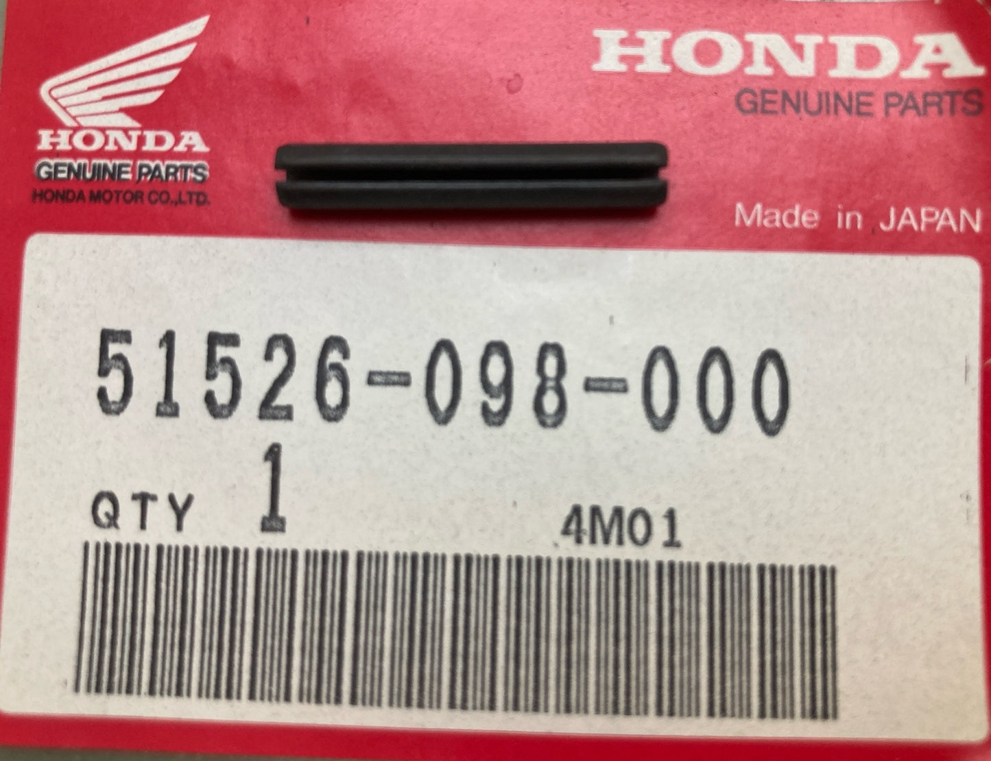 NEW GENUINE HONDA 51526-098-000 SPRING PIN