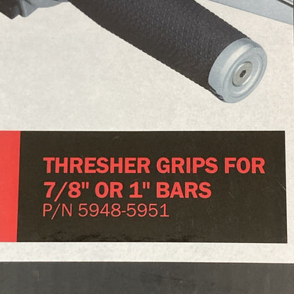 NEW KURYAKYN 5951 Satin Black Thresher Grips for 7/8" OR 1" Handlebars