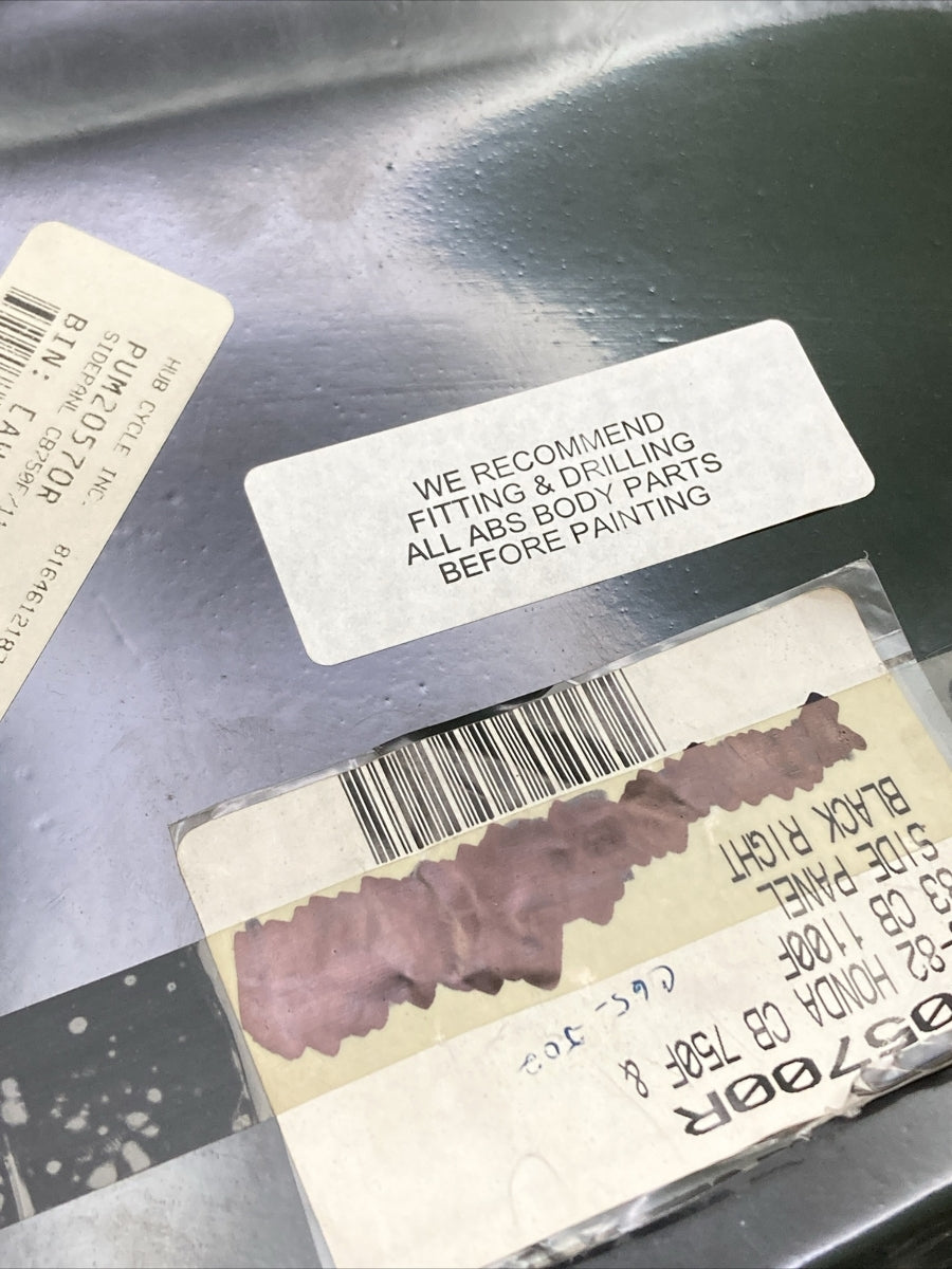 NEW MAIER 205700R SIDE PANEL BLACK RIGHT HONDA CB 750F/83/CB 1100F '79-'82