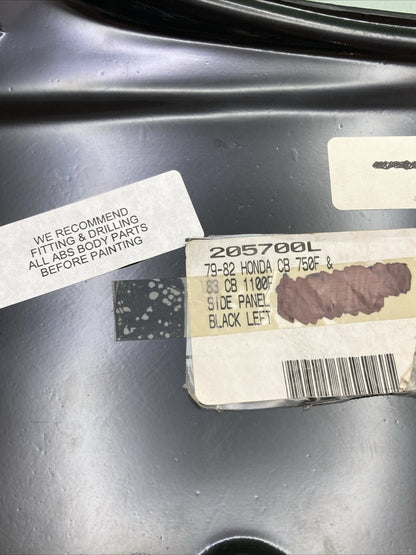 NEW MAIER 205700L SIDE PANEL BLACK LEFT HONDA CB 750F/83/CB 1100F '79-'82