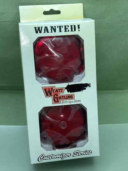 NEW WYATT GATLING 33-0074 RED BILLET SKULL MARKER LAMP WITH RED LED, V-TWIN