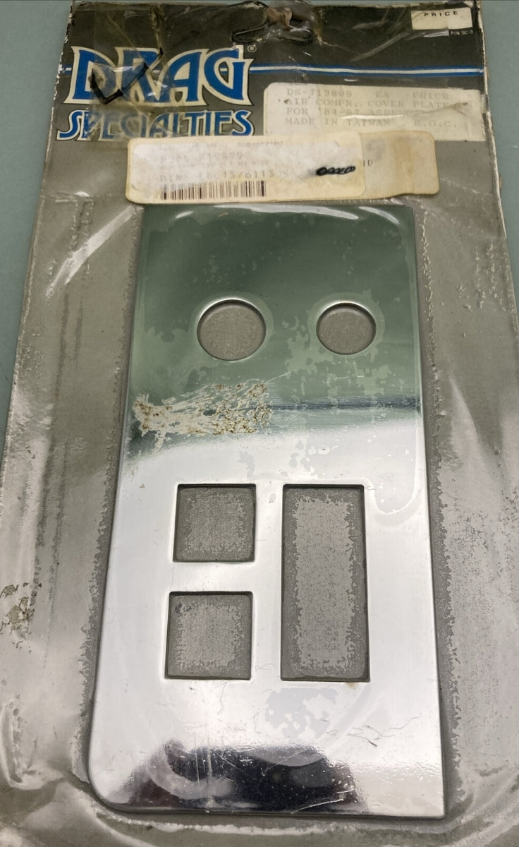 NEW GENUINE DRAG SPECIALTIES DS-719899 AIR COMPRESSOR COVER PLATE FITS GL1500