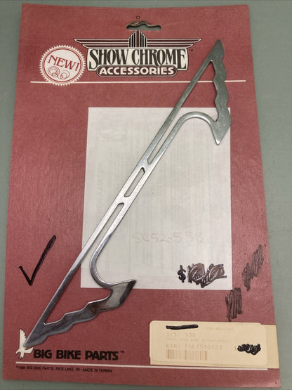 NEW GENUINE SHOW CHROME 52-538 CRUIS WING DUAL ACCENT GRILL