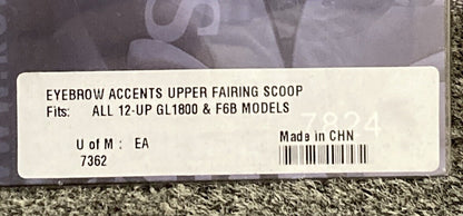 NEW KURYAKYN 7362 EYEBROW ACCENTS UPPER FAIRING SCOOP 2012-UP GL1800 MODELS