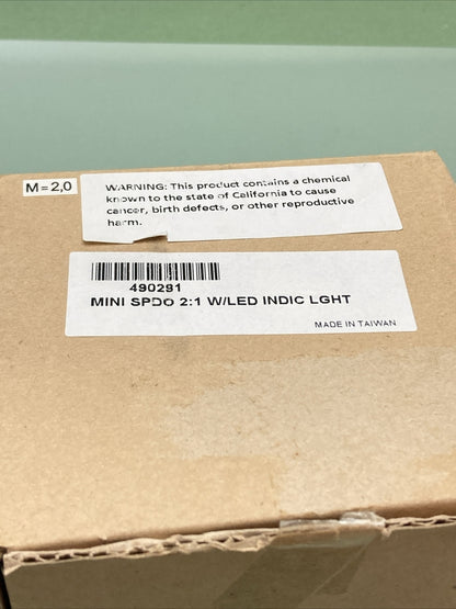 NEW BIKER'S CHOICE 490291 MINI SPEEDO WITH INDICATER LIGHTS
