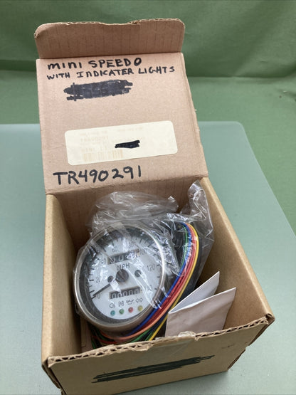 NEW BIKER'S CHOICE 490291 MINI SPEEDO WITH INDICATER LIGHTS