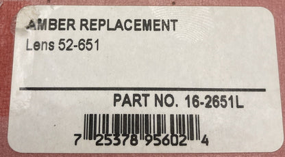 NEW GENUINE SHOW CHROME 16-2651L AMBER REPLACEMENT