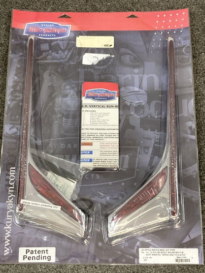 NEW GENUINE KURYAKYN 3237 LED VERTICAL REAR RUN-BRAKE LIGHT STRIP GL1800 2012-
