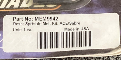NEW MEMPHIS SHADES MEM9942 ACE/SABRE SPORTSHIELD MOUNT KIT
