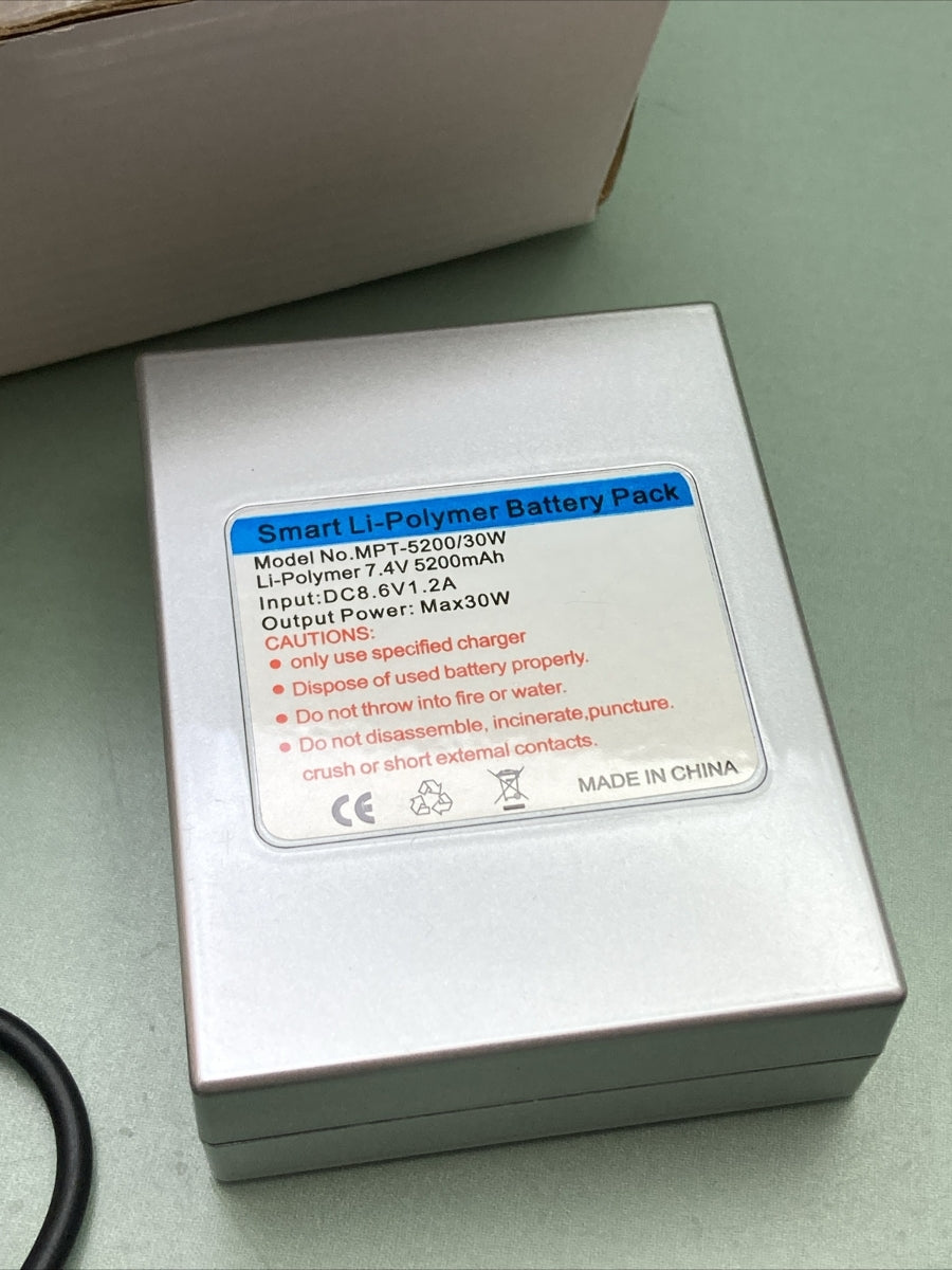 NEW WARM & SAFE HEATED GEAR MPT-5200/30W BATTERY/CHARGER FOR HEATED VEST/GLOVES