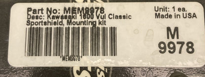 NEW GENUINE MEMPHIS SHADES MEM9978 HARDWARE KIT KAWASAKI 1600 VULCAN CLASSIC