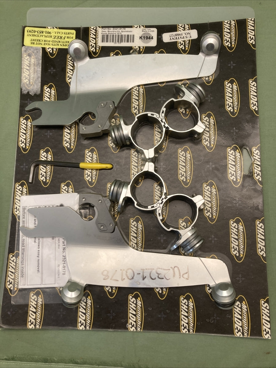 NEW GENUINE MEMPHIS SHADES 2321-0178 MOUNTING KIT FOR HONDA STATELINE MEK1944