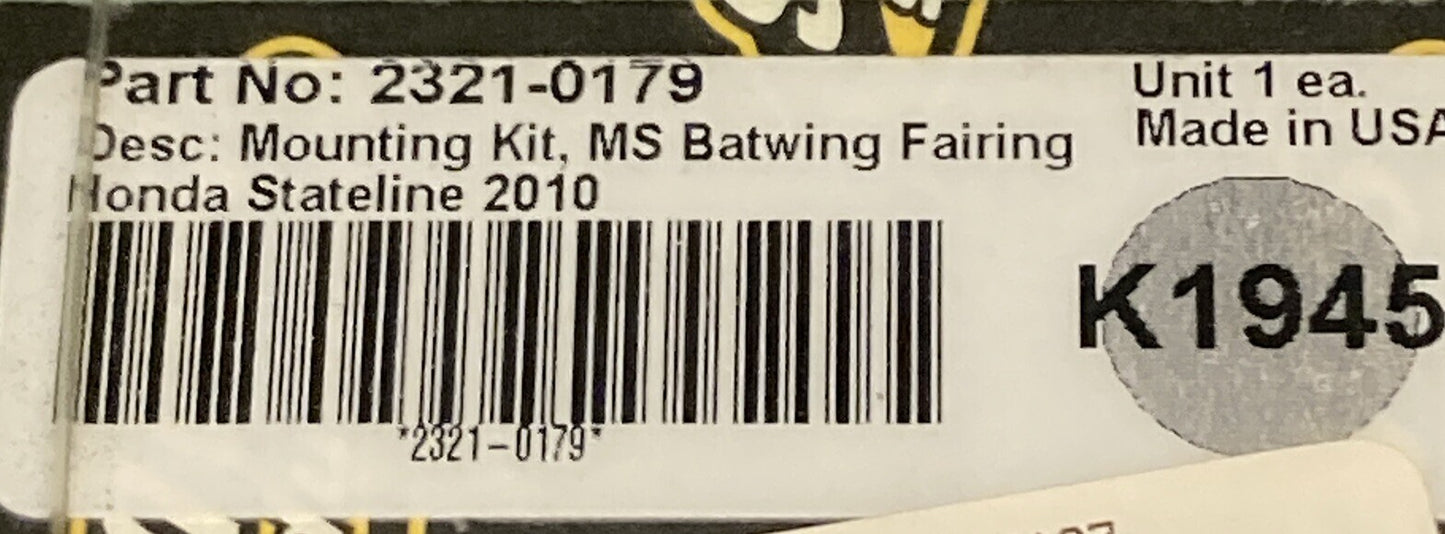 NEW MEMPHIS SHADES 2321-0179 MOUNTING KIT BATWING FAIRING HONDA  MEK1945