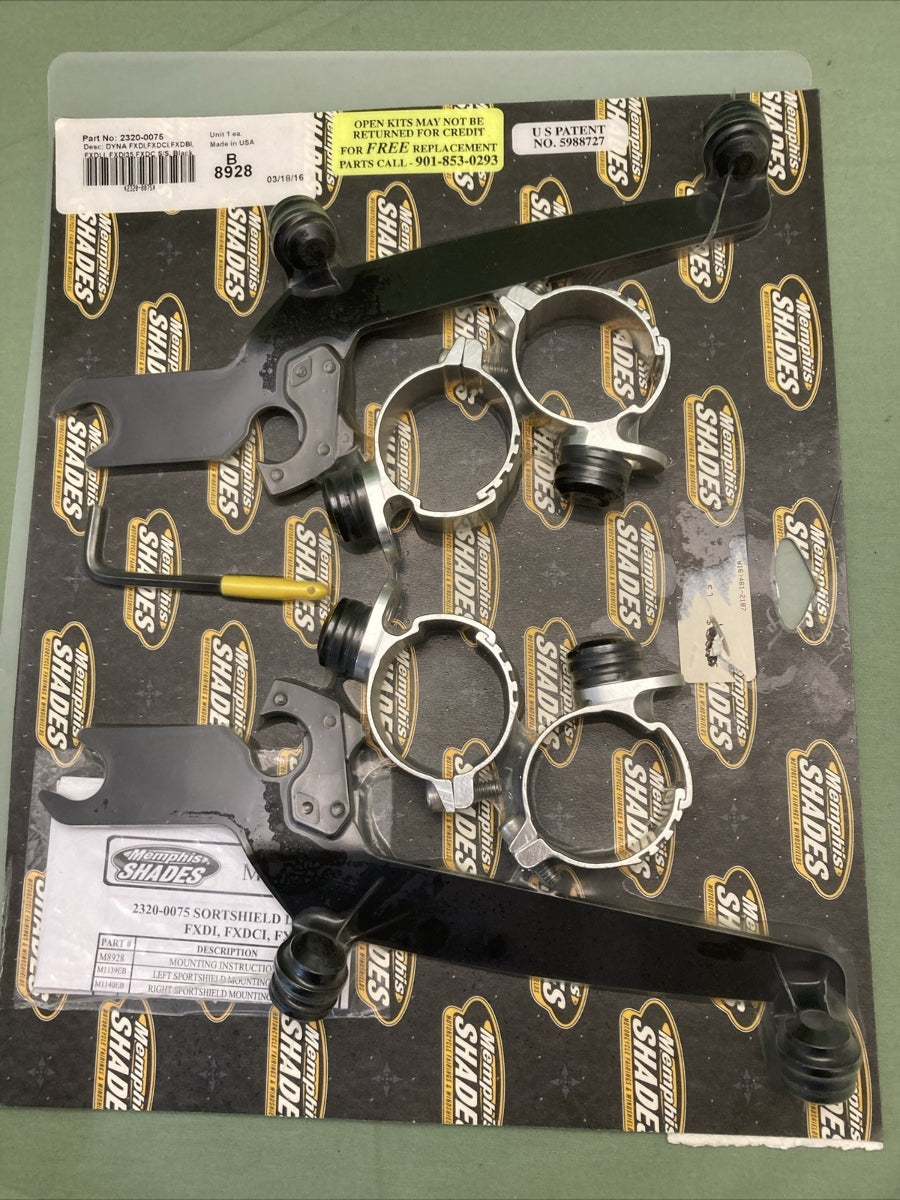 NEW MEMPHIS SHADES 2320-0075 BLACK TRIGGERLOCK MOUNTING KIT B8928