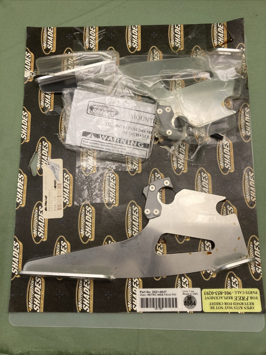 NEW MEMPHIS SHADES 2321-0047 F/S METRIC WIDE PLATES ONLY