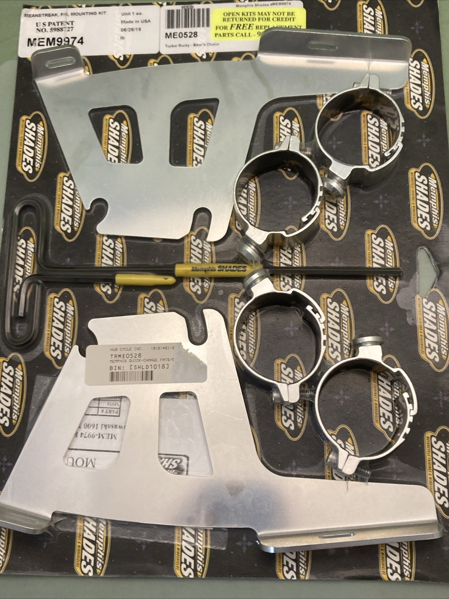 NEW MEMPHIS SHADES MEM9974 MEANSTREAK F/S MOUNTING KIT