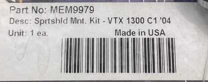 NEW MEMPHIS SHADES MEM9979 SPORTS SHIELD MOUNTING KIT FOR VTX 1300 C1 '04