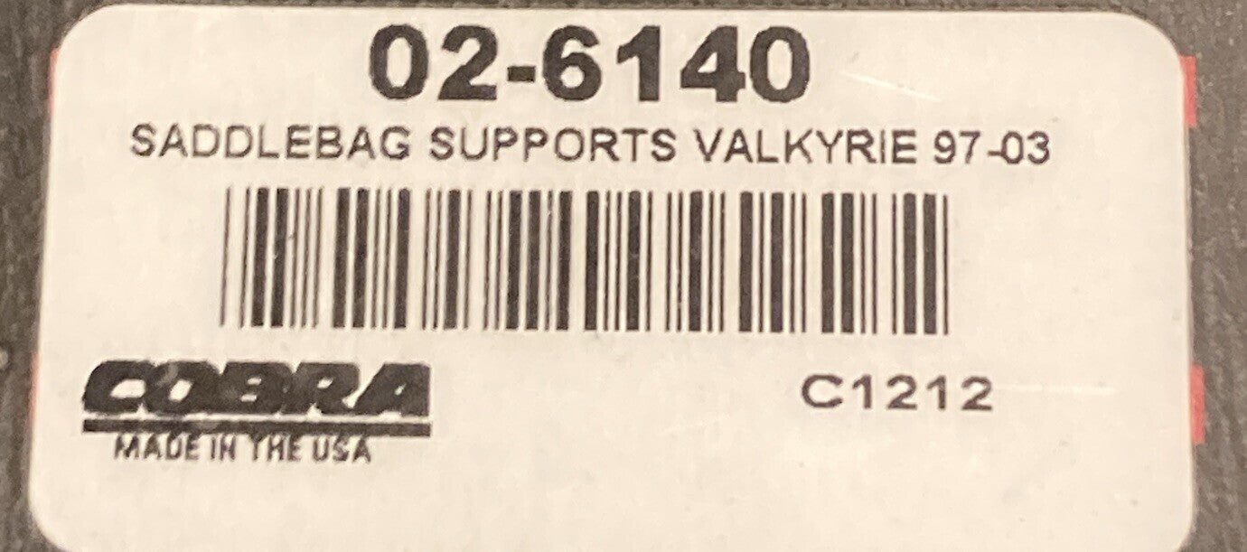 NEW GENUINE COBRA 26-6140 SADDLEBAG SUPPORTS FOR VALKRIE 97-03