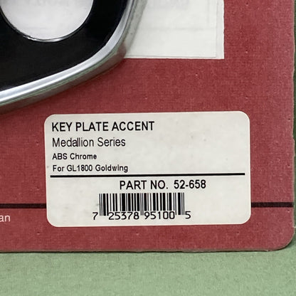 NEW SHOW CHROME 52-658 KEY PLATE ACCENT MEDALLION SERIES ABS CHROME