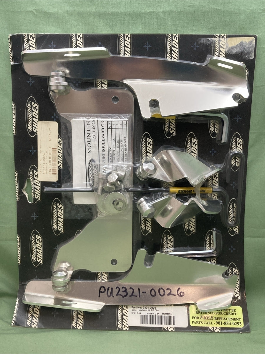 NEW MEMPHIS SHADES 2321-0026 MOUNTING HARDWEAR KIT F/S SUZUKI BOUKIVARD C90