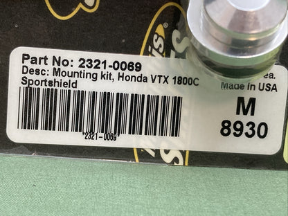 NEW MEMPHIS SHADES 2321-0069 MOUNT KIT SPORTSHIELD HONDA VTX1800C