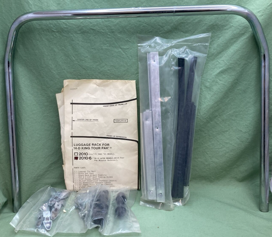 NEW RA-CAD 2010-6 LUGGAGE RACK FOR HARLEY KING '86 & LATER W/TOUR PAK BACKREST