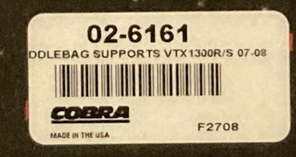 NEW GENUINE COBRA 02-6161 SADDLEBAG SUPPORTS FOR HONDA VTX1300R/S 07-08